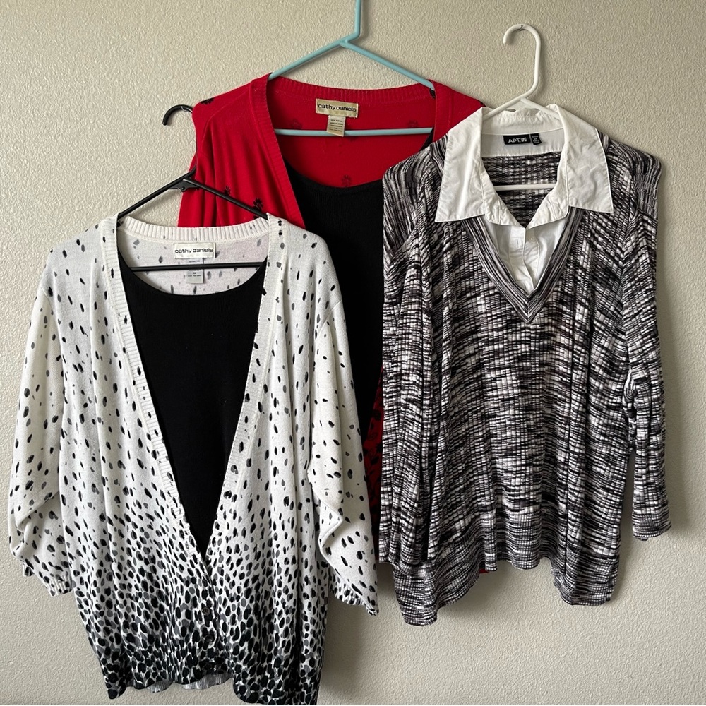 3 sweater tops